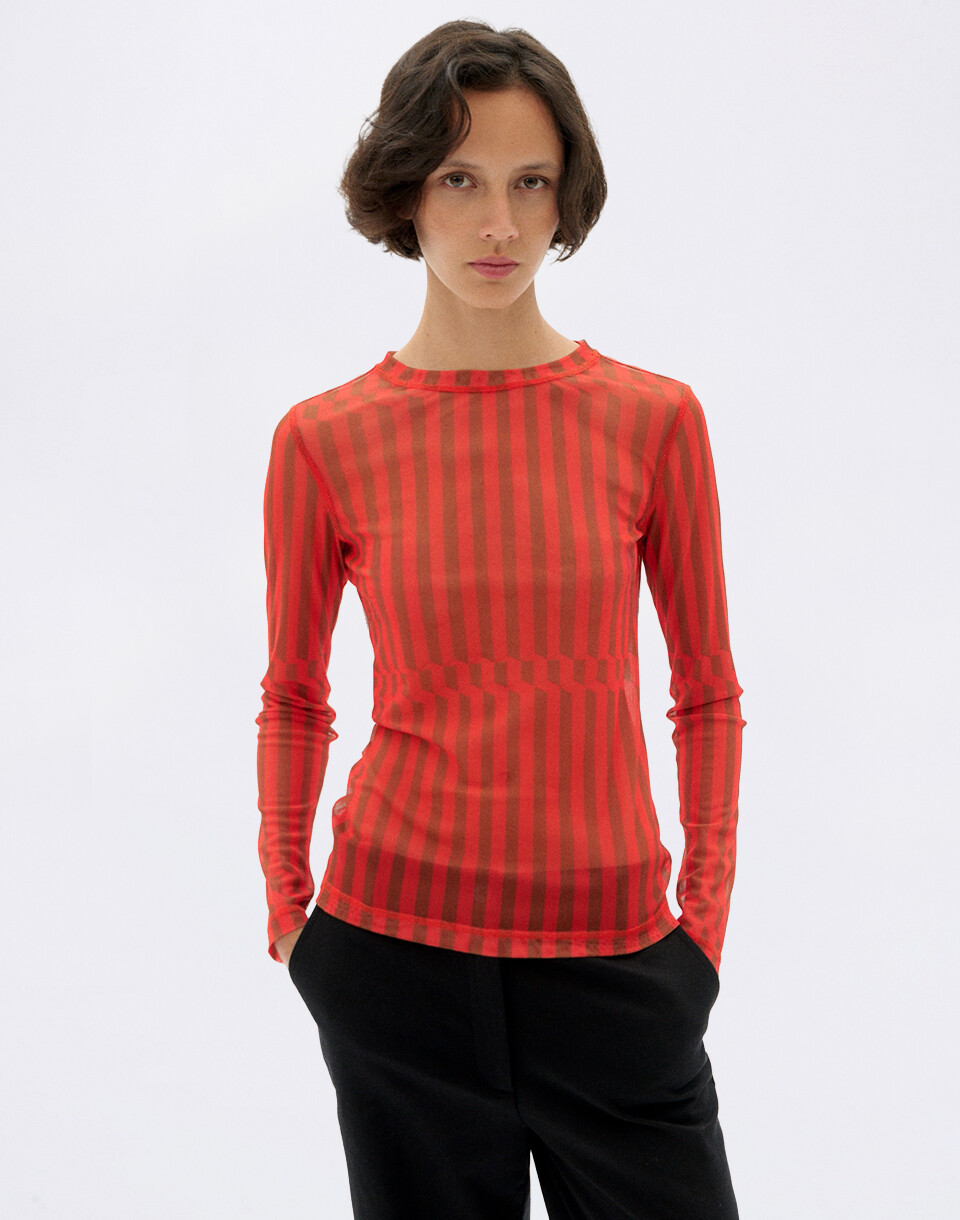 Thinking MU Esqué Orange Tere Top ORANGE XS