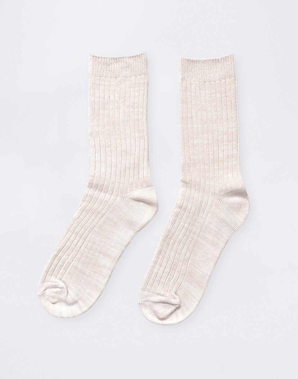 Service Works Flecked Socks BEIGE