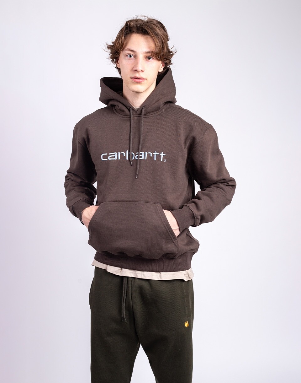 Carhartt WIP Hooded Carhartt Sweat Vitola/Citadel S