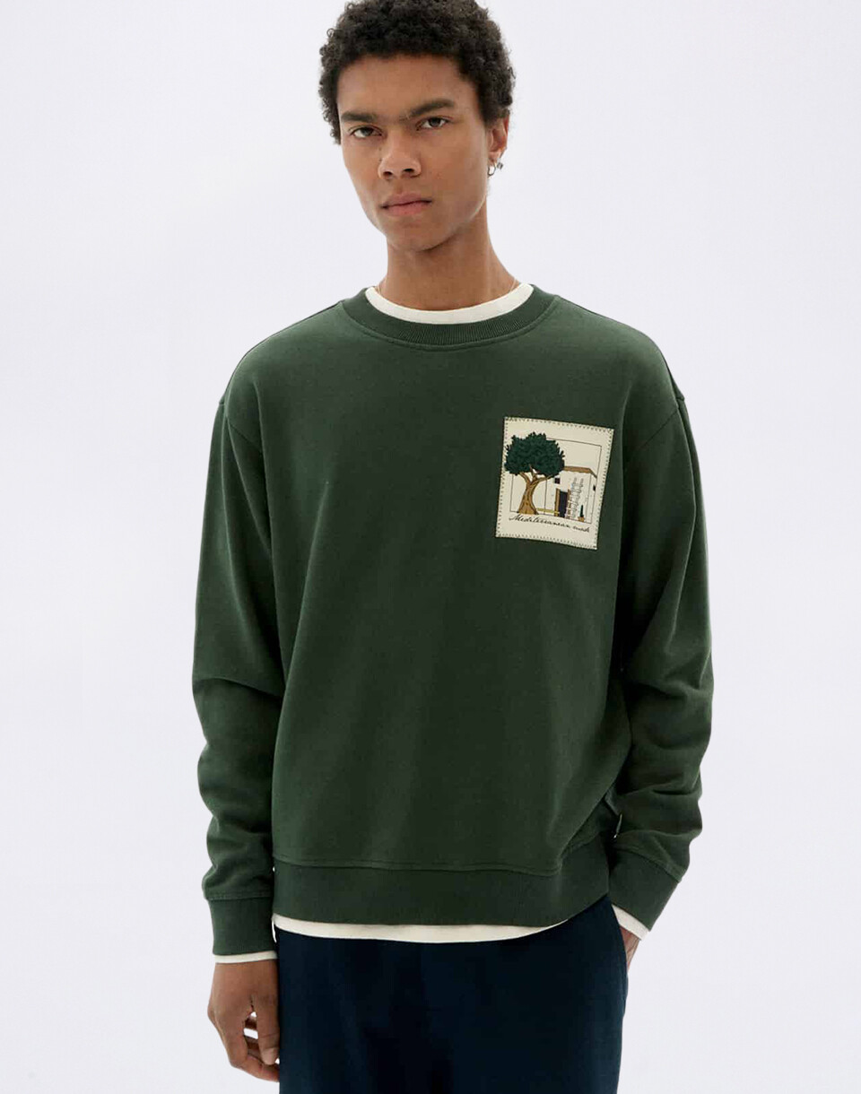 Thinking MU House Bottle Green Leon Sweatshirt GREEN M