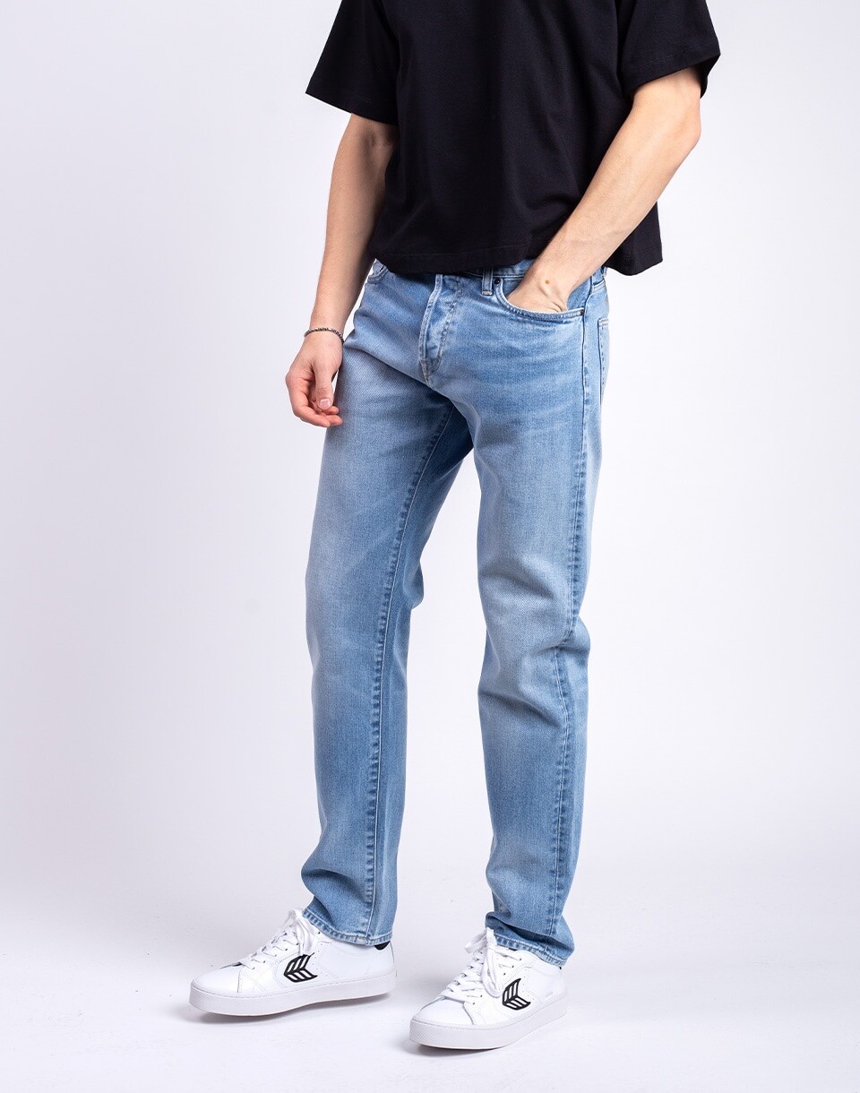 Carhartt WIP Klondike Pant Blue light used wash W29/L32