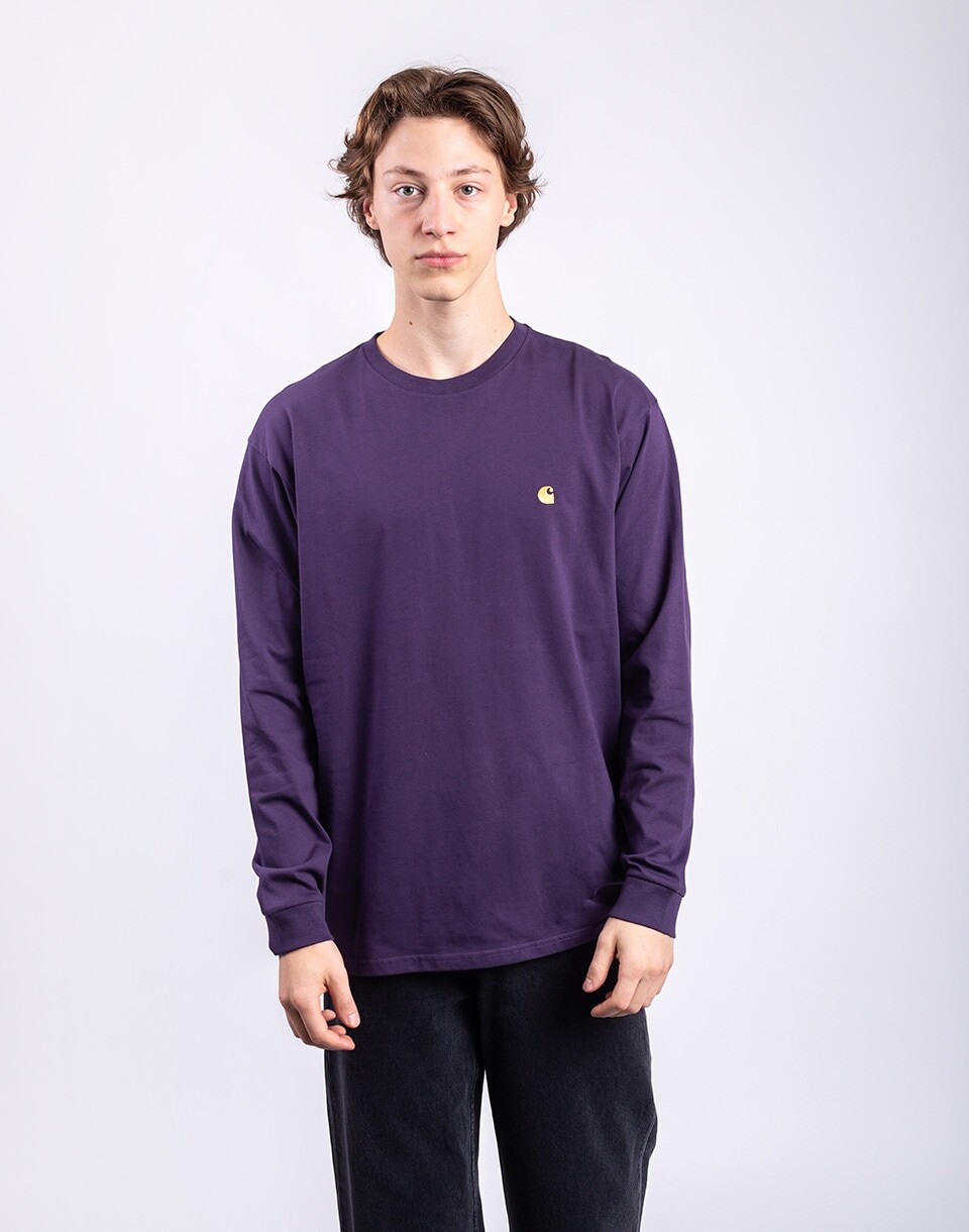 Carhartt WIP L/S Chase T-Shirt Lokers/Gold S