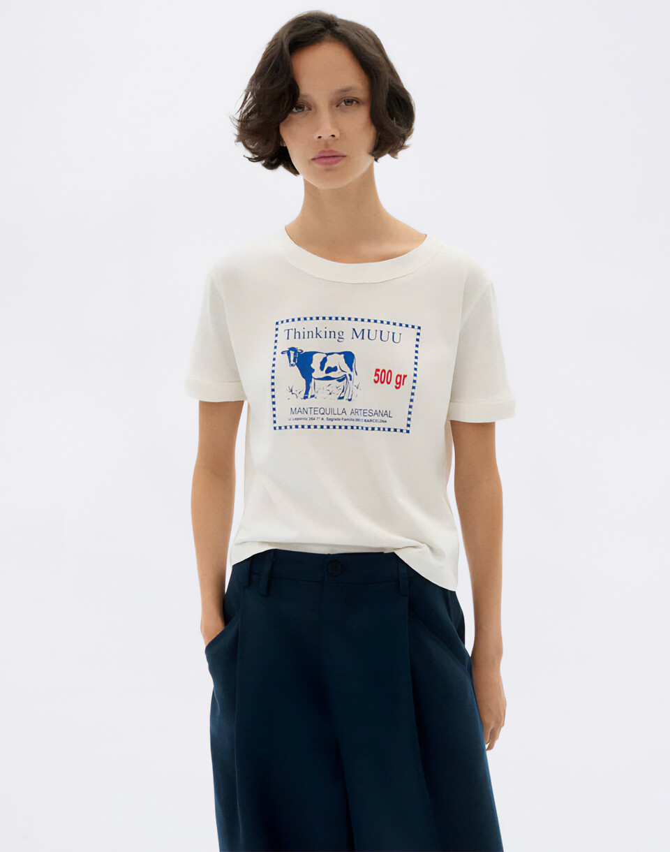 Thinking MU Mantega Zowi R Tee WHITE XS