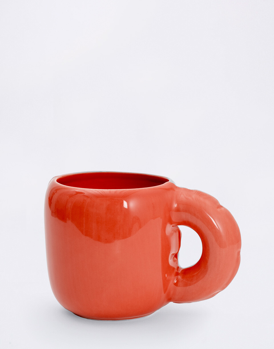 HOME STUDYO Mug GASTON CORAL GLOSS