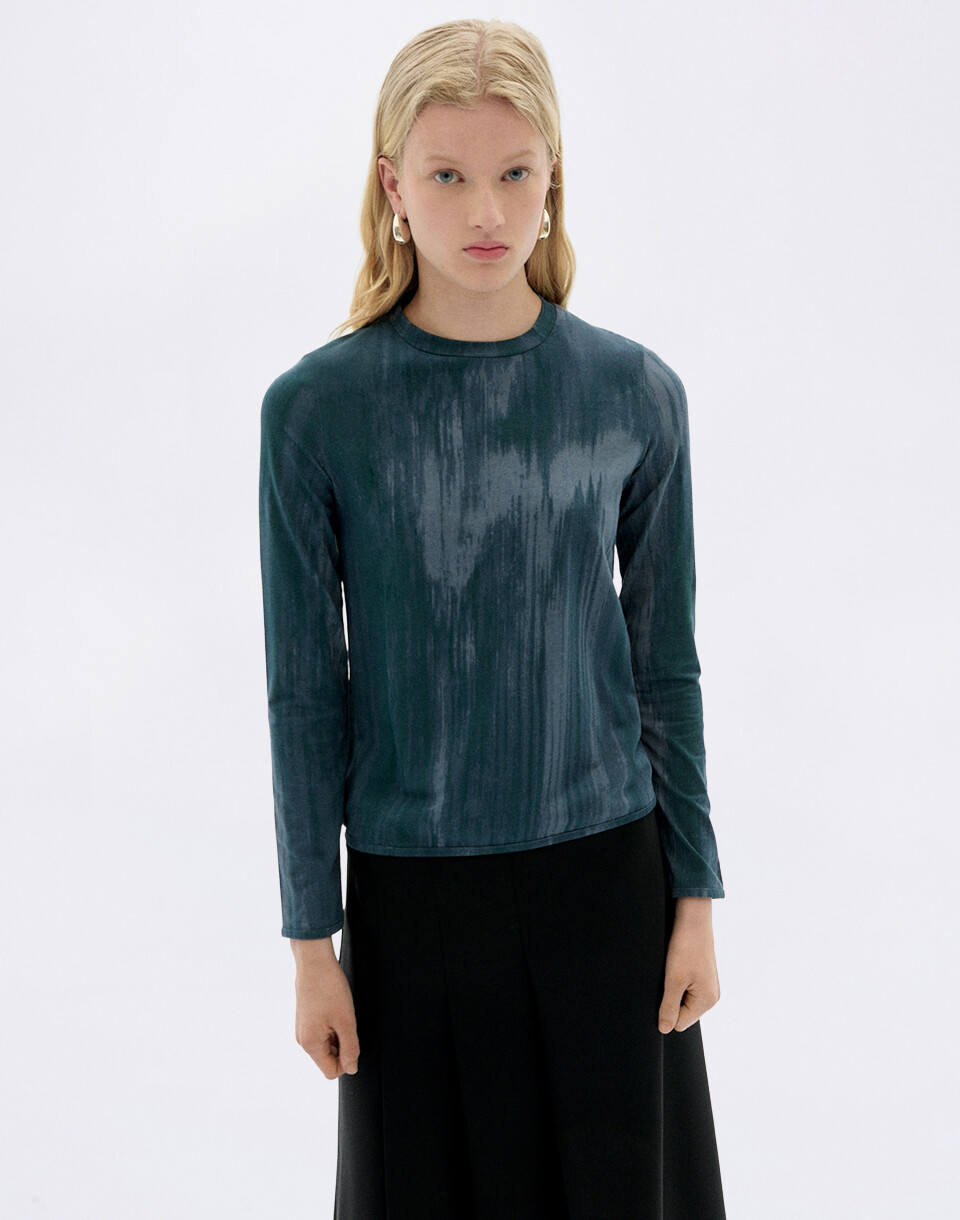 Thinking MU Ombre Blue Brisa Top MULTICOLOR XS