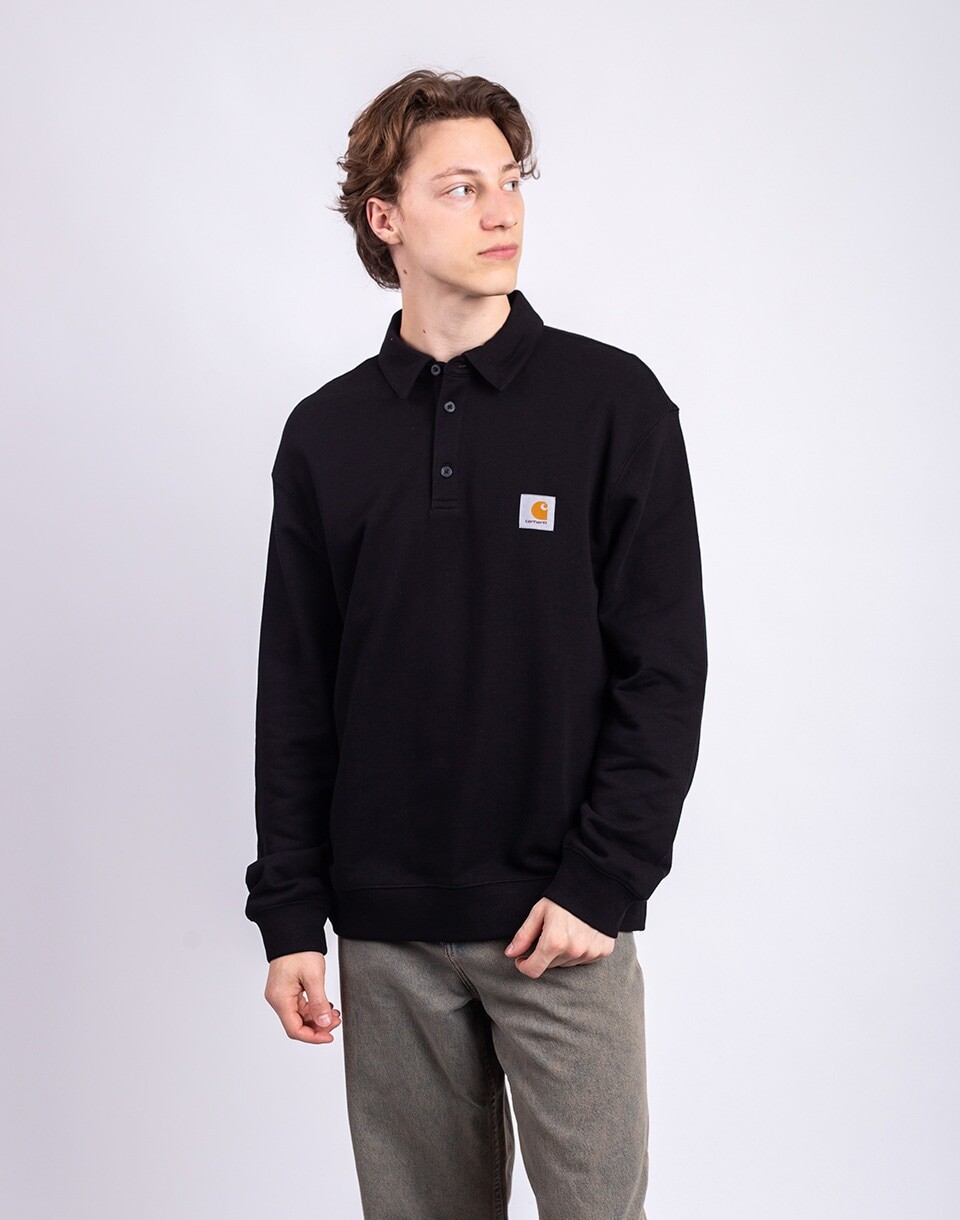 Carhartt WIP Polo Sweat Black S