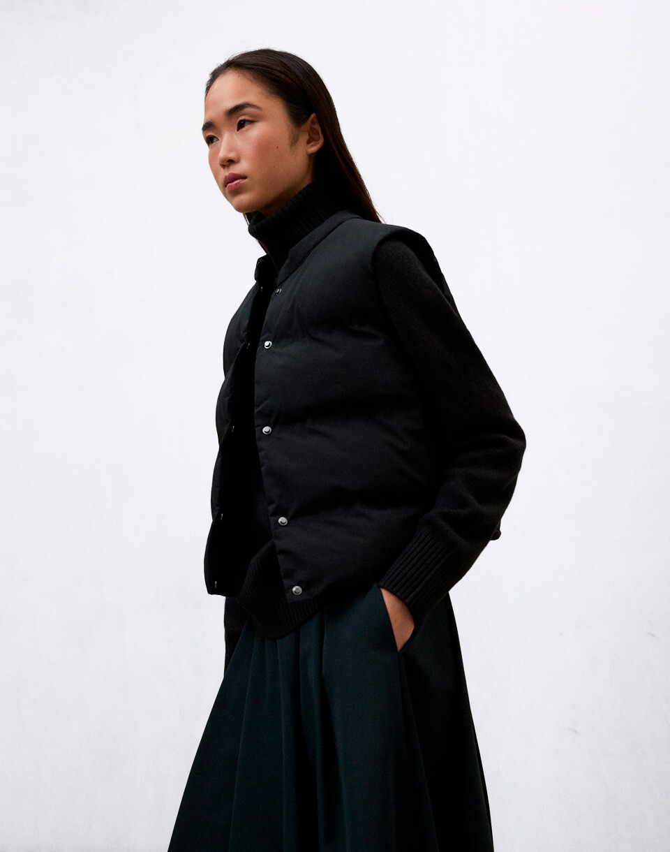 ECOALF Pounce Vest Woman BLACK XS