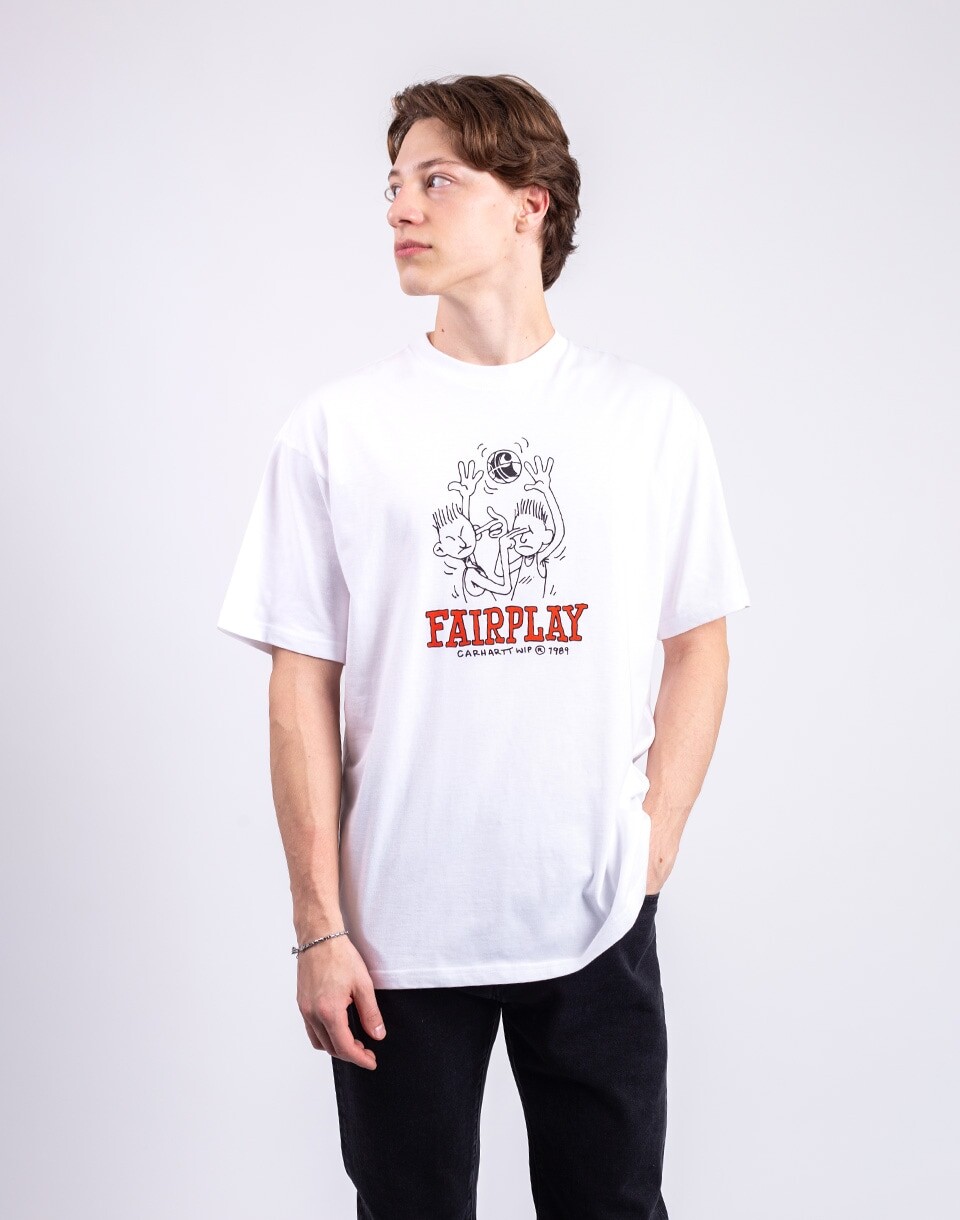 Carhartt WIP S/S Fairplay T-Shirt White S