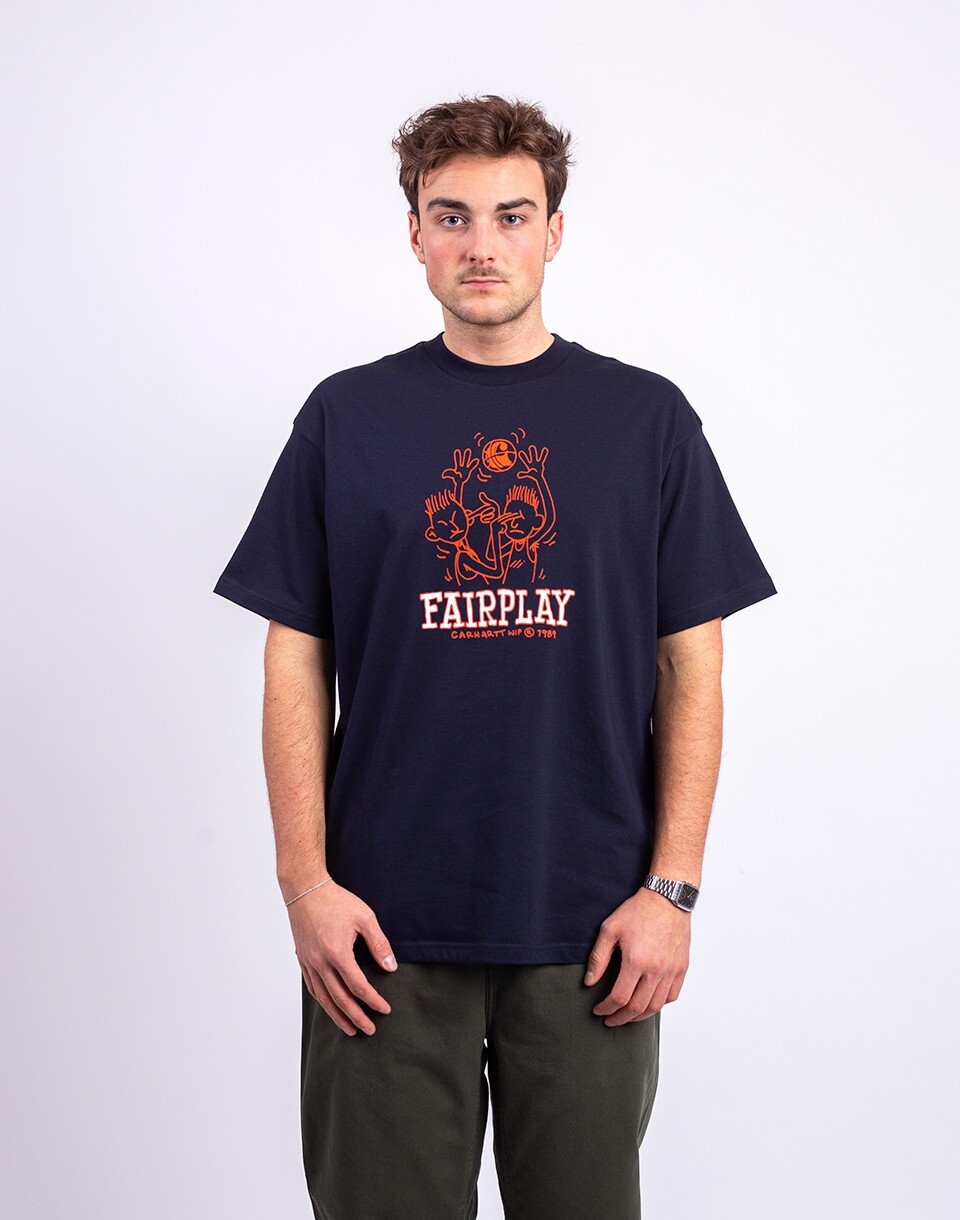 Carhartt WIP S/S Fairplay T-Shirt Dark Navy M