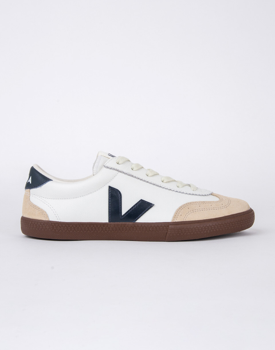 Veja Volley O.T. Leather WHT_NAUTI_BARK 41