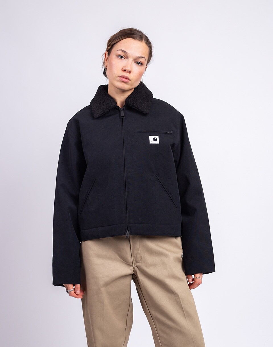 Carhartt WIP W' Newkirk Jacket Black/Wild Dog Print XS