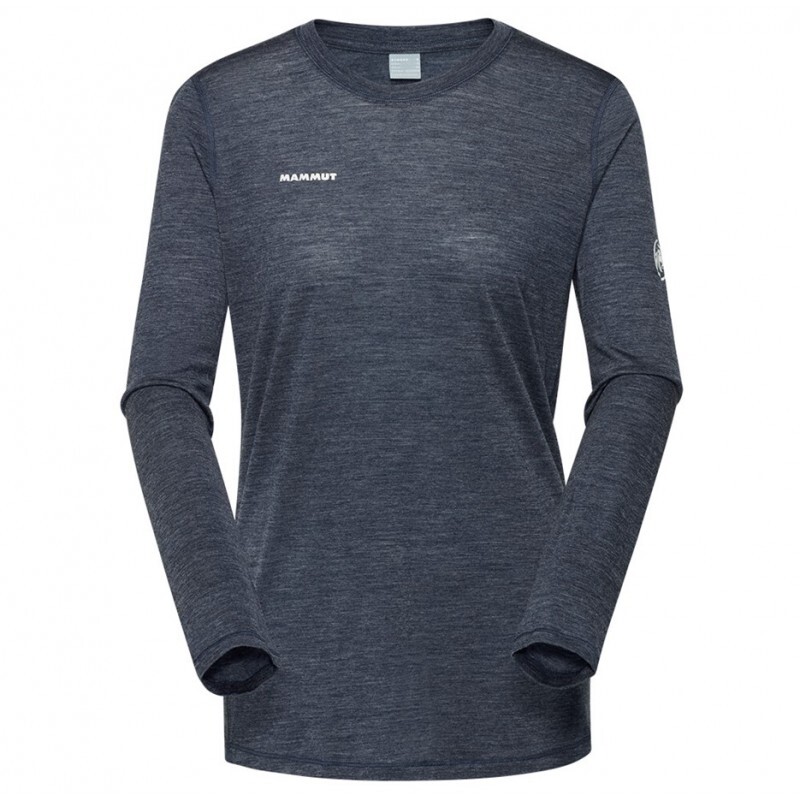 Mammut Tree Wool FL W LS S Marine Melange