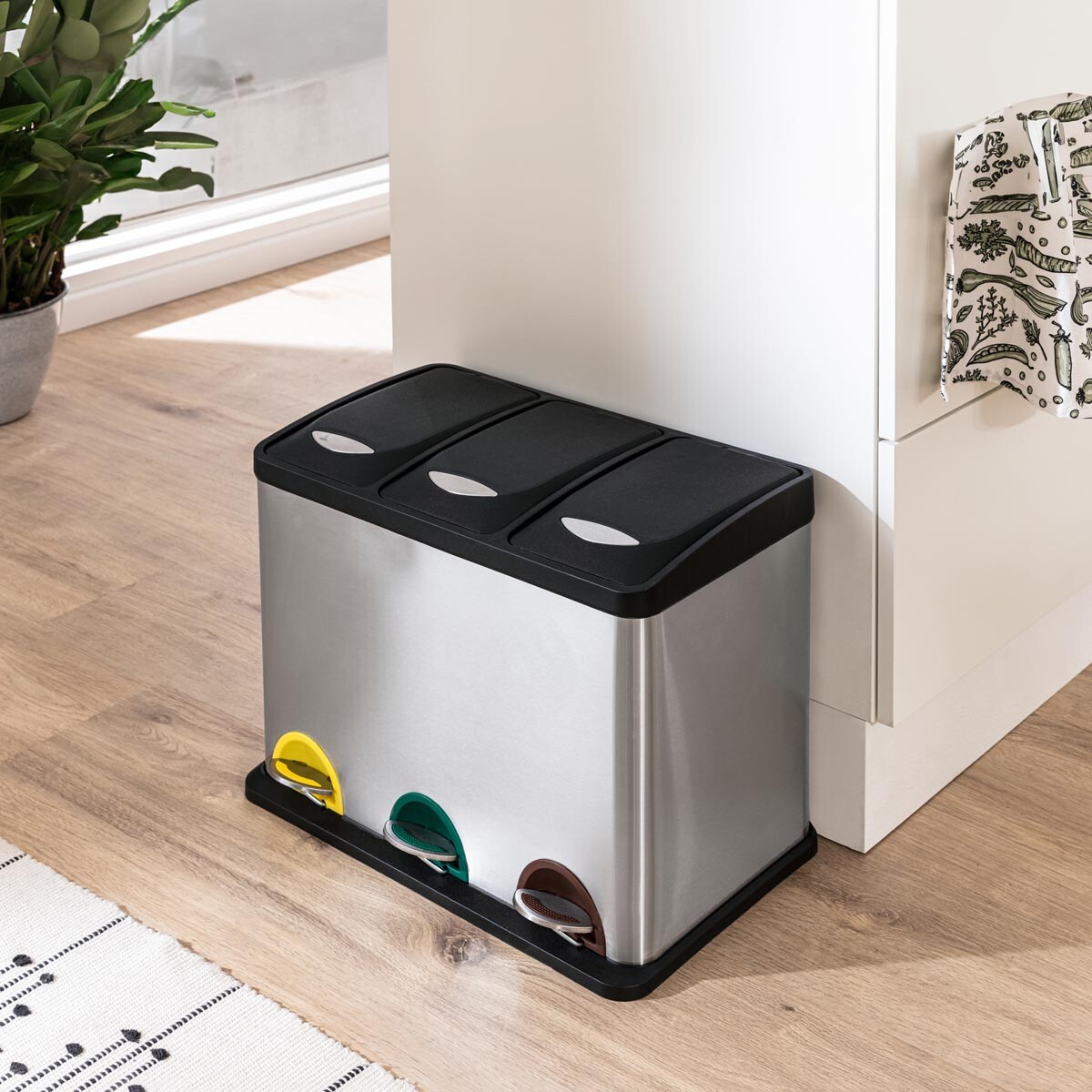 Die moderne Hausfrau Odpadkový koš na třídění Premium