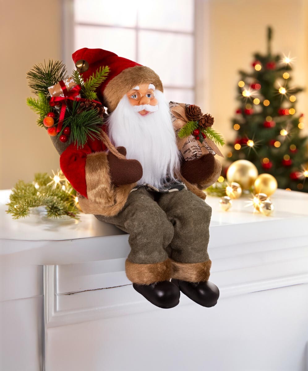 PM Euro Trading Santa Claus, sedící, 45 cm