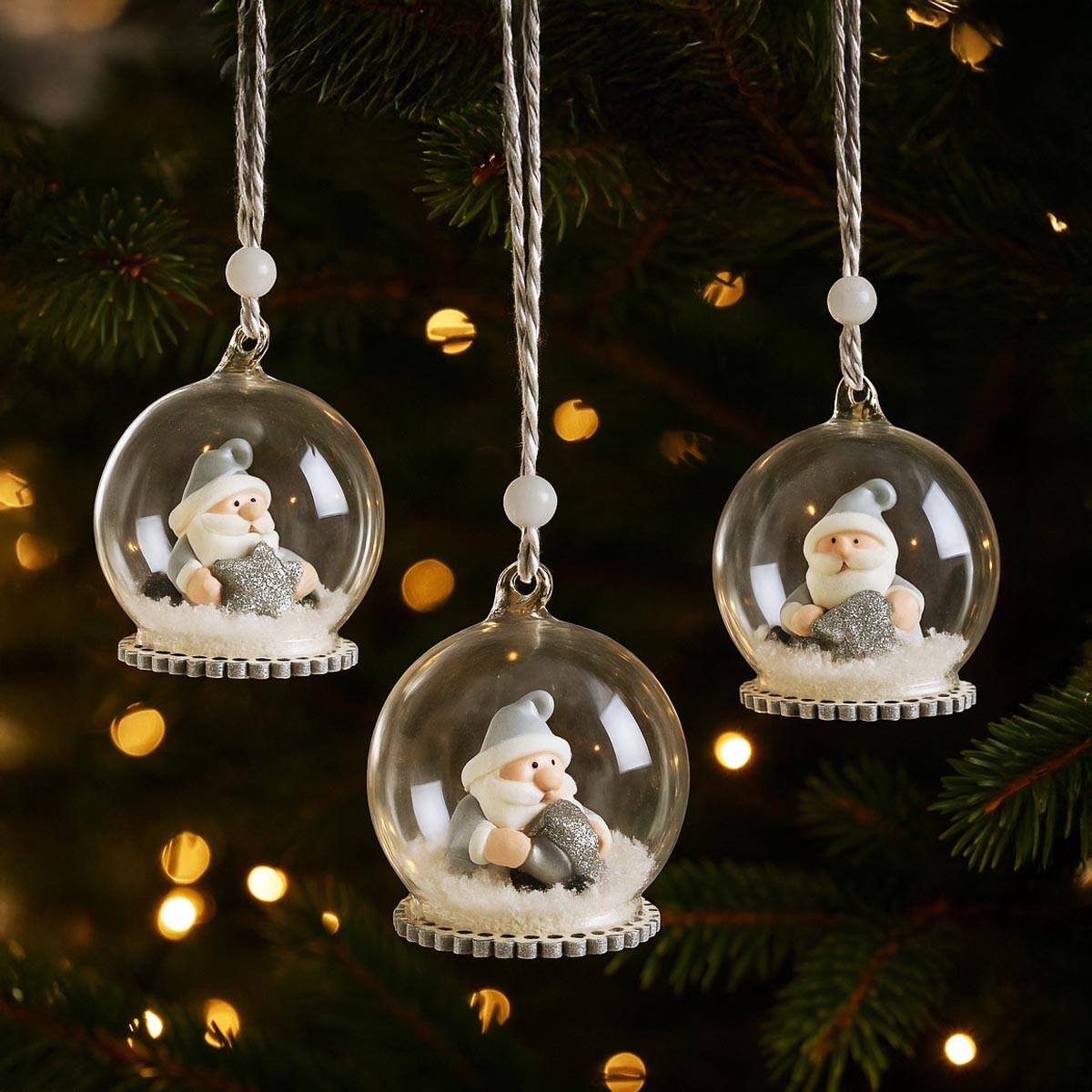 PM Euro Trading Dekorace na stromek Santa