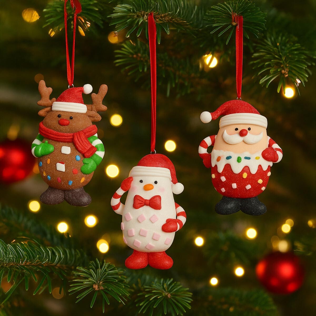 PM Euro Trading Vánoční ozdoby, sada 3 ks