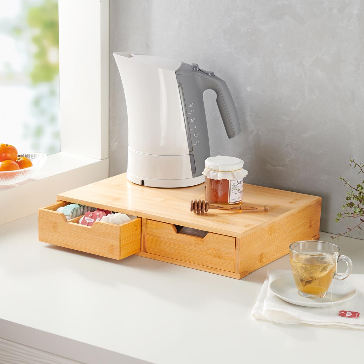 Die moderne Hausfrau Bambusový kuchyňský organizér