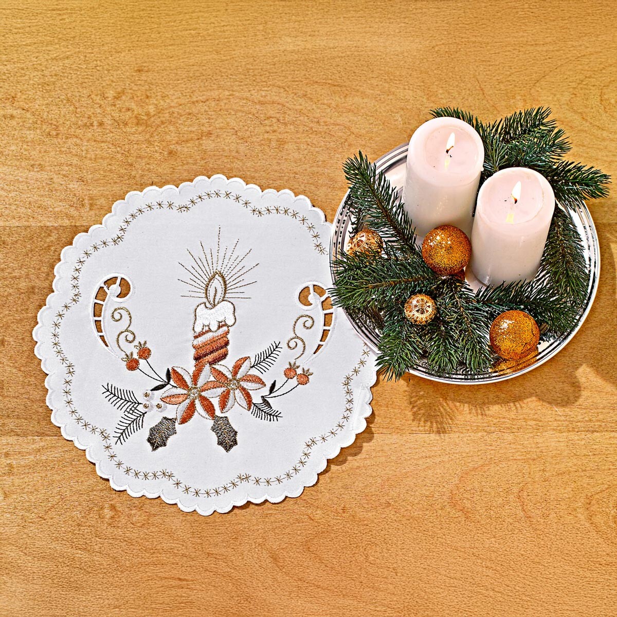 Vánoční prostírání Svíčka