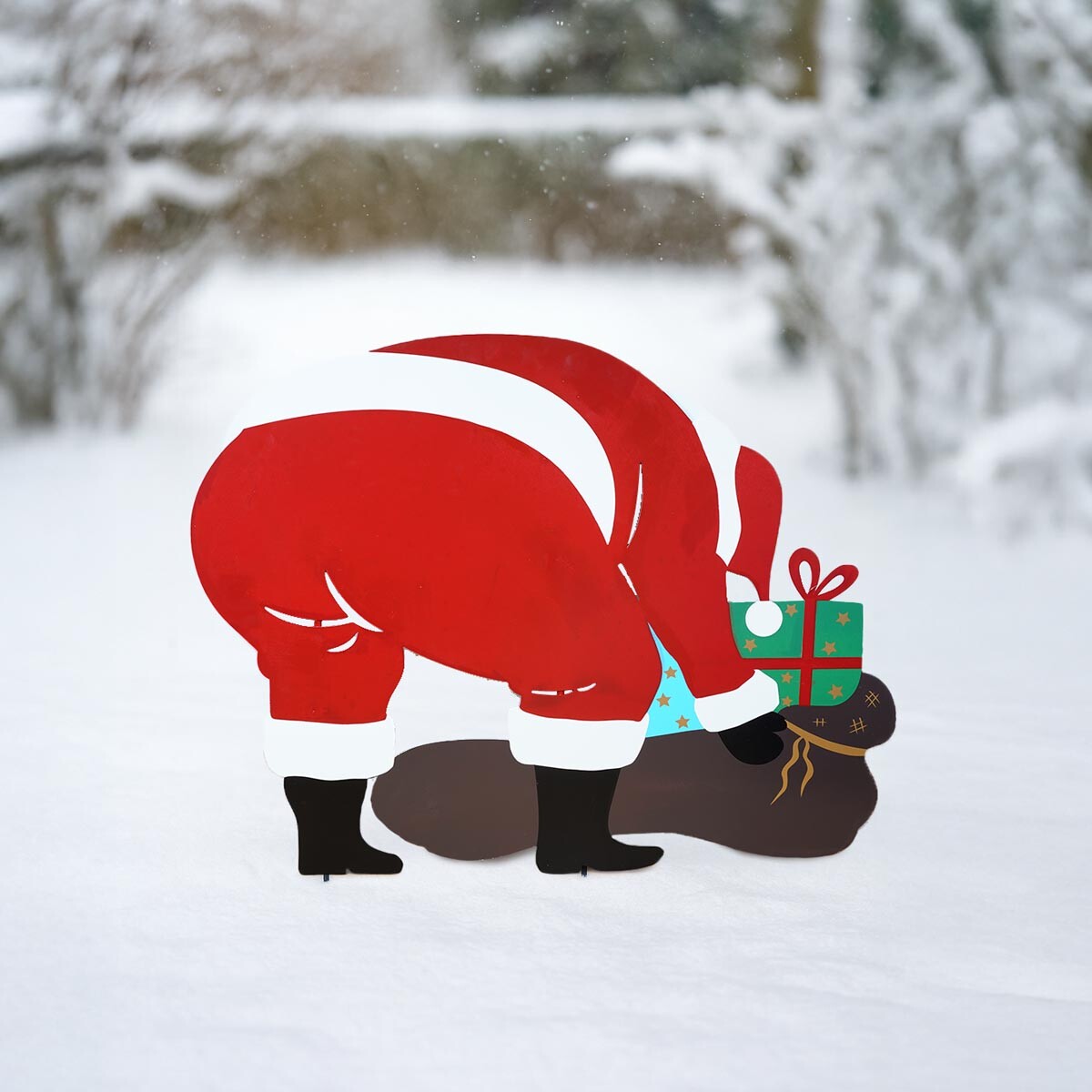 Weltbild Zahradní zápich Santa s dárky