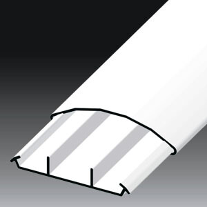 Polyprofil podlahová lišta oblá 74x20  2m šedá EIP 74020