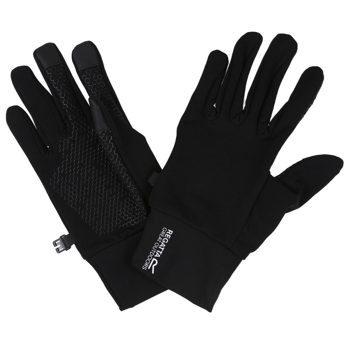 Rukavice Regatta Touchtip Stretch Gloves II Velikost rukavic: S / Barva: černá