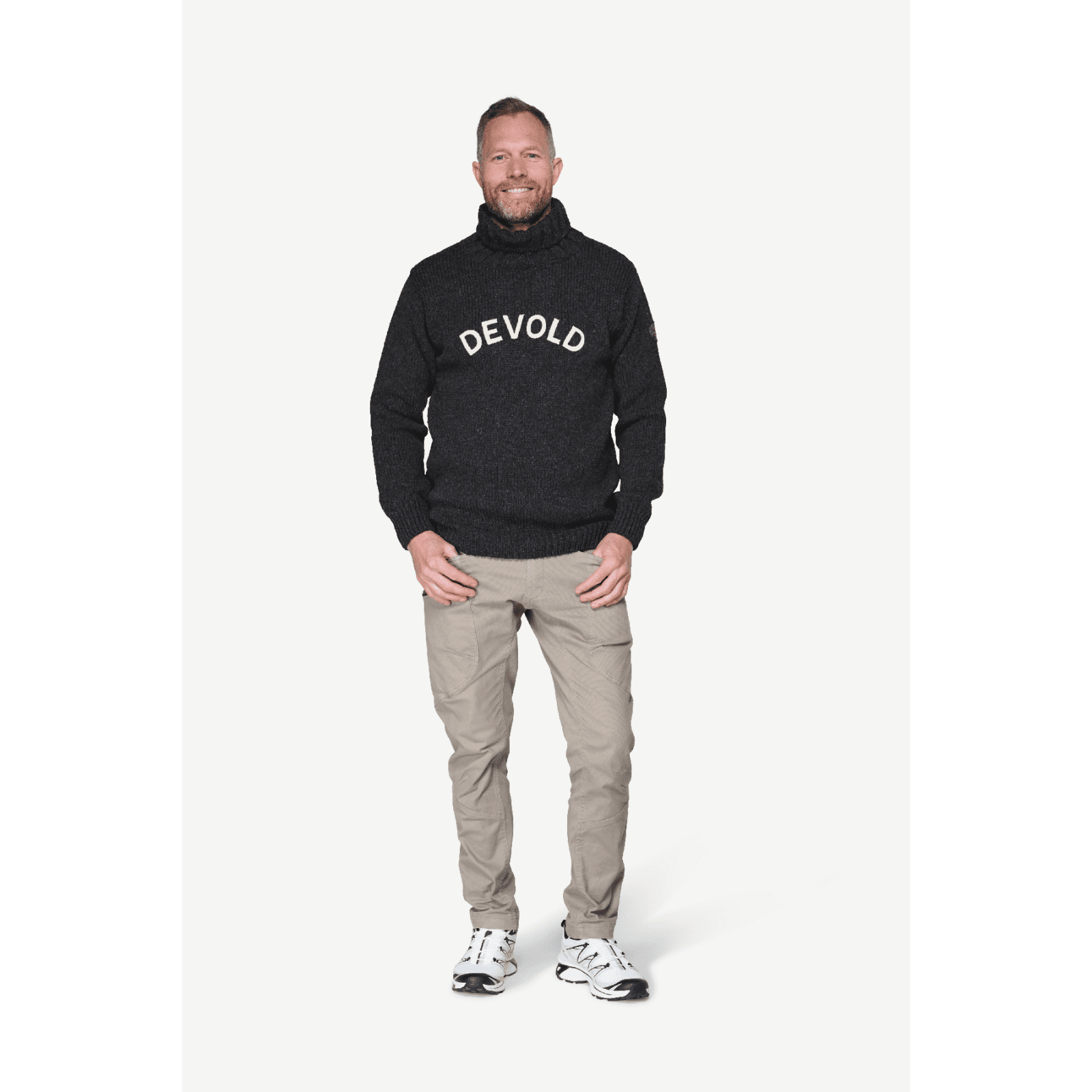 Rolák Devold Nansen Legacy High Neck Velikost: M / Barva: tmavě šedá