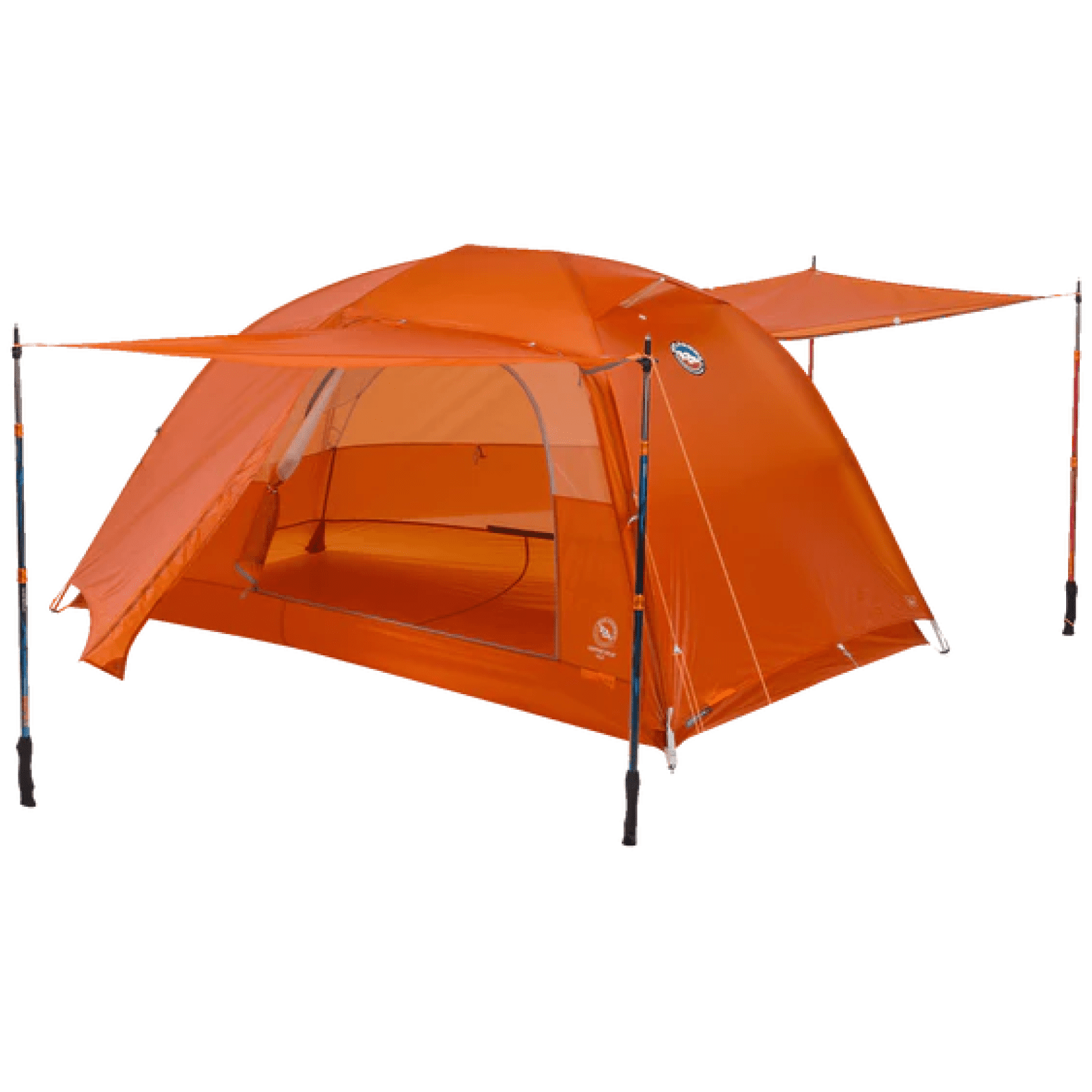 Ultralehký stan Big Agnes Copper Spur UL3 Barva: oranžová
