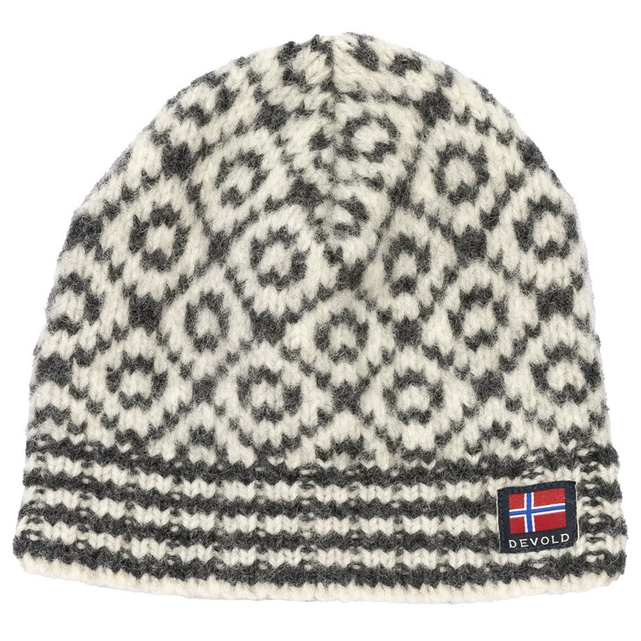 Zimní čepice Devold Svalbard Wool Beanie Barva: bílá/černá