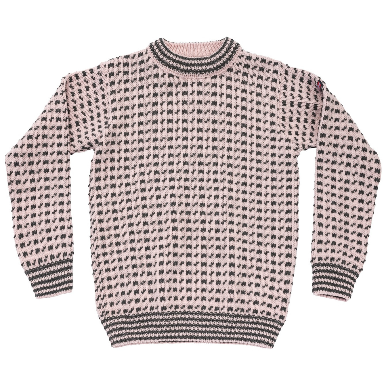 Svetr Devold Original Islender Wool Sweater Velikost: L / Barva: růžová/šedá