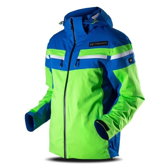 Pánská bunda Trimm Fusion Velikost: L / Barva: zelená/modrá
