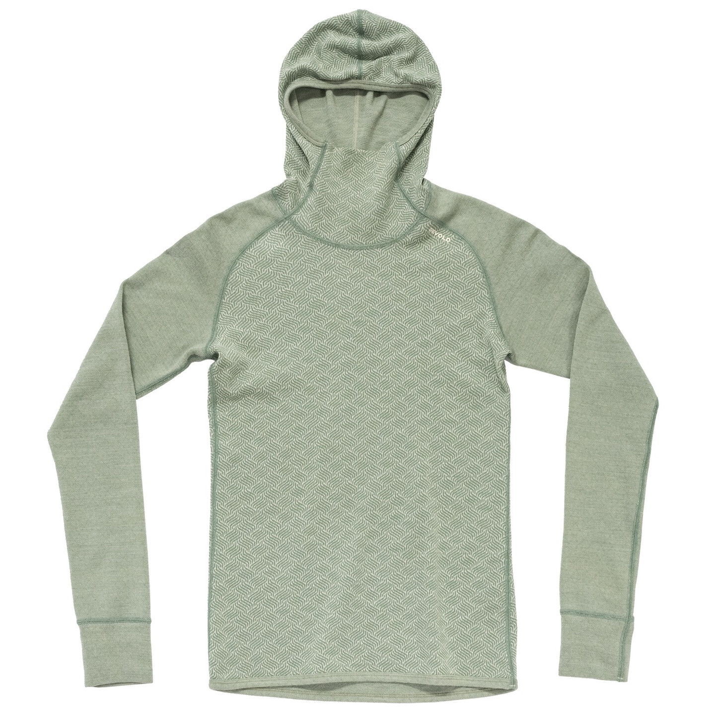 Dámské funkční triko Devold Kvitegga Merino 230 Hoodie Wmn Velikost: L / Barva: světle zelená