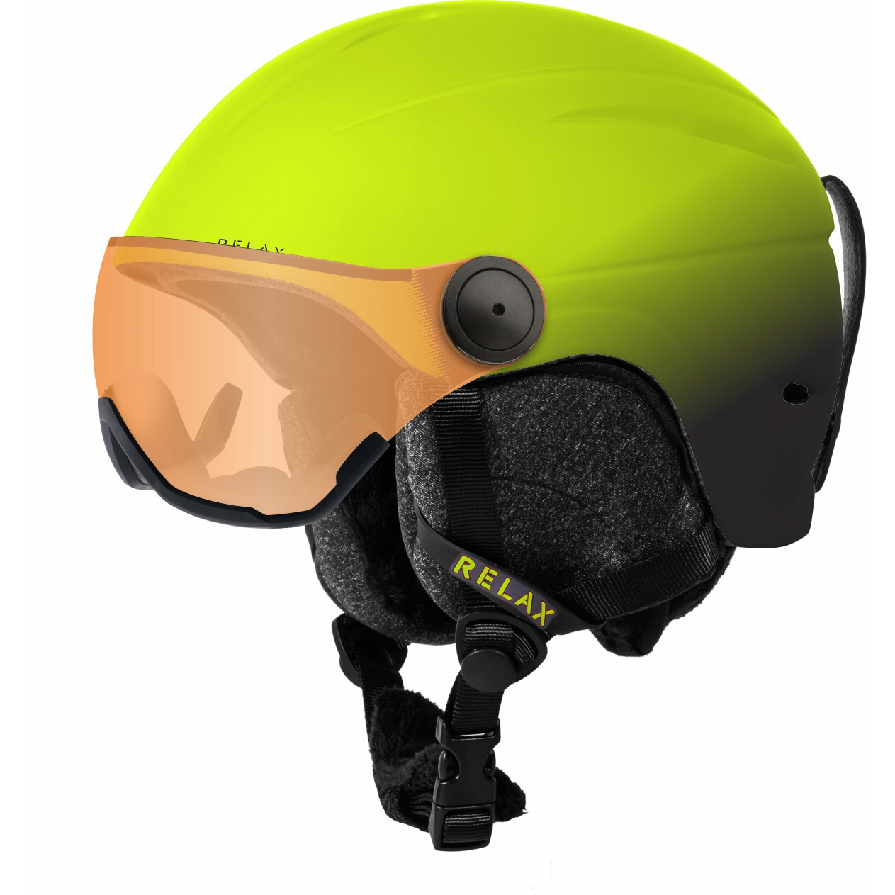 Dětská lyžařská přilba Relax Twister Visor Velikost helmy: 53-55 cm / Barva: modrá