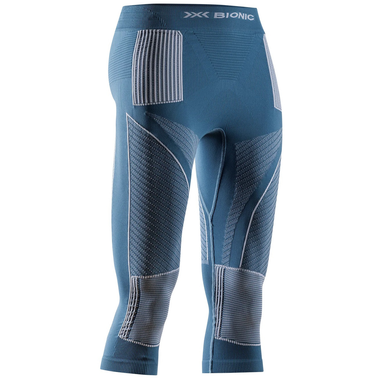 Dámské funkční spodky X-Bionic Energy Accumulator 4.0 Pants 3/4 Velikost: M / Barva: modrá