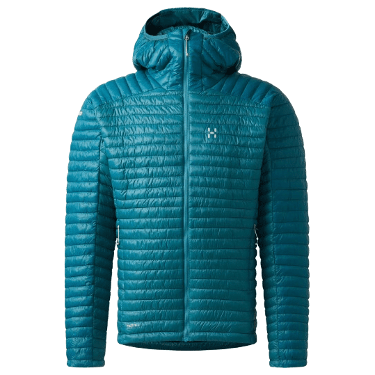 Pánská bunda Haglöfs L.I.M Mimic Hood II Velikost: L / Barva: světle modrá