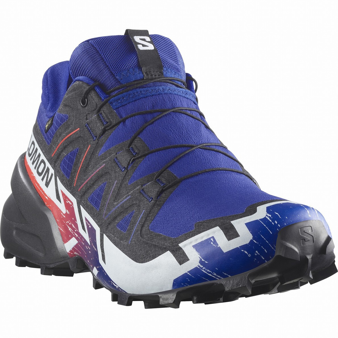 Pánské boty Salomon Speedcross 6 Gore-Tex Equipe Velikost bot (EU): 46 / Barva: modrá/červená