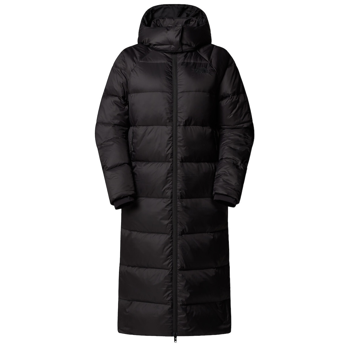 Dámský péřový kabát The North Face W Hydrenalite City Long Down Hooded Park Velikost: L / Barva: černá