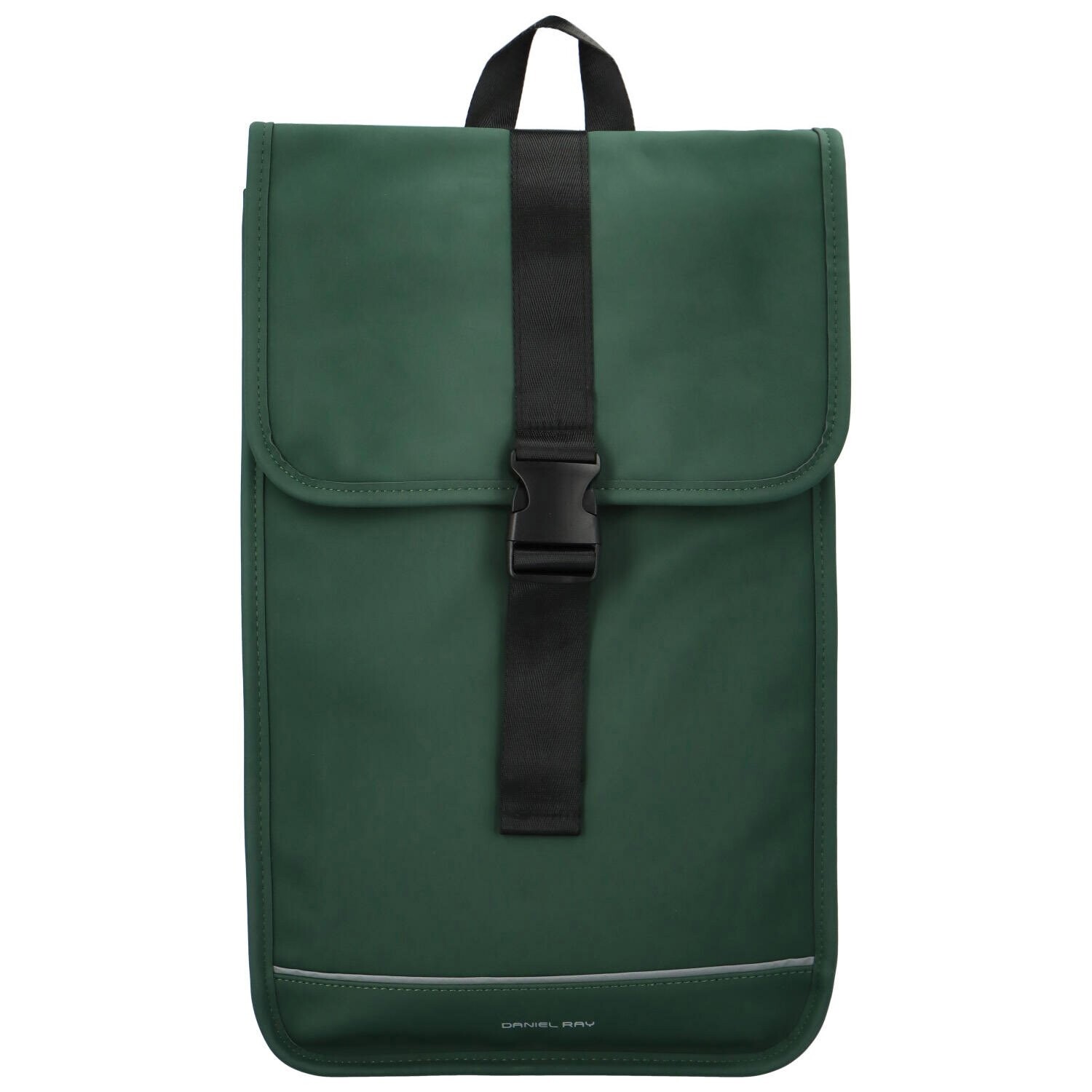 Trendy dámský pogumovaný batoh Valentis, tmavě zelená