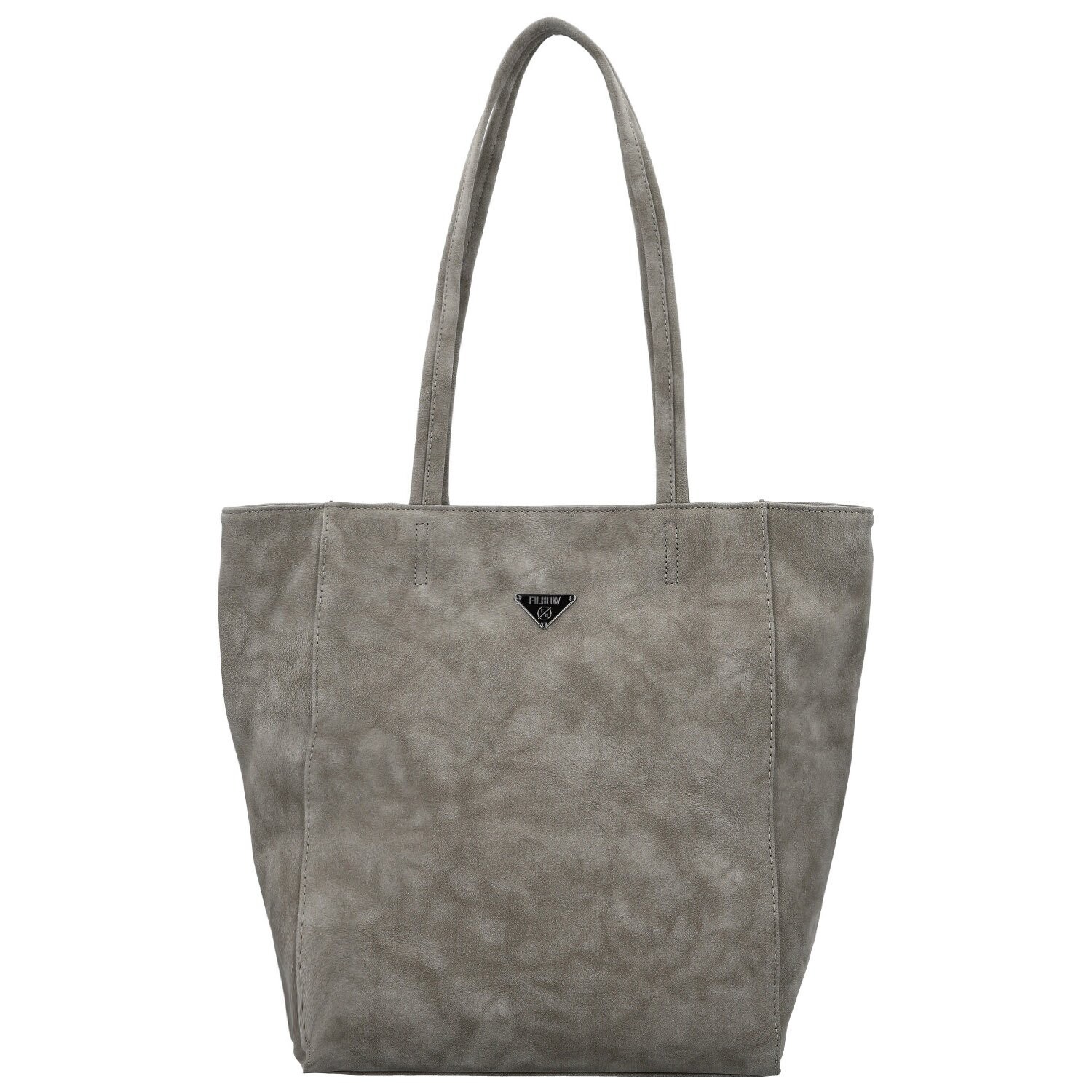 Trendy dámská koženková kabelka na rameno Faidra, šedá