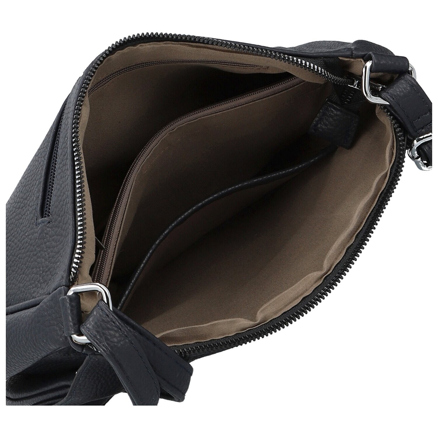 Trendy dámská koženková crossbody kabelka Grácie, tmavě modrá