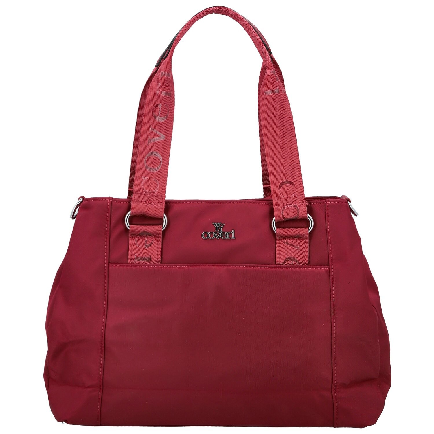 Stylová dámská nylonová kabelka do ruky Elke, červená