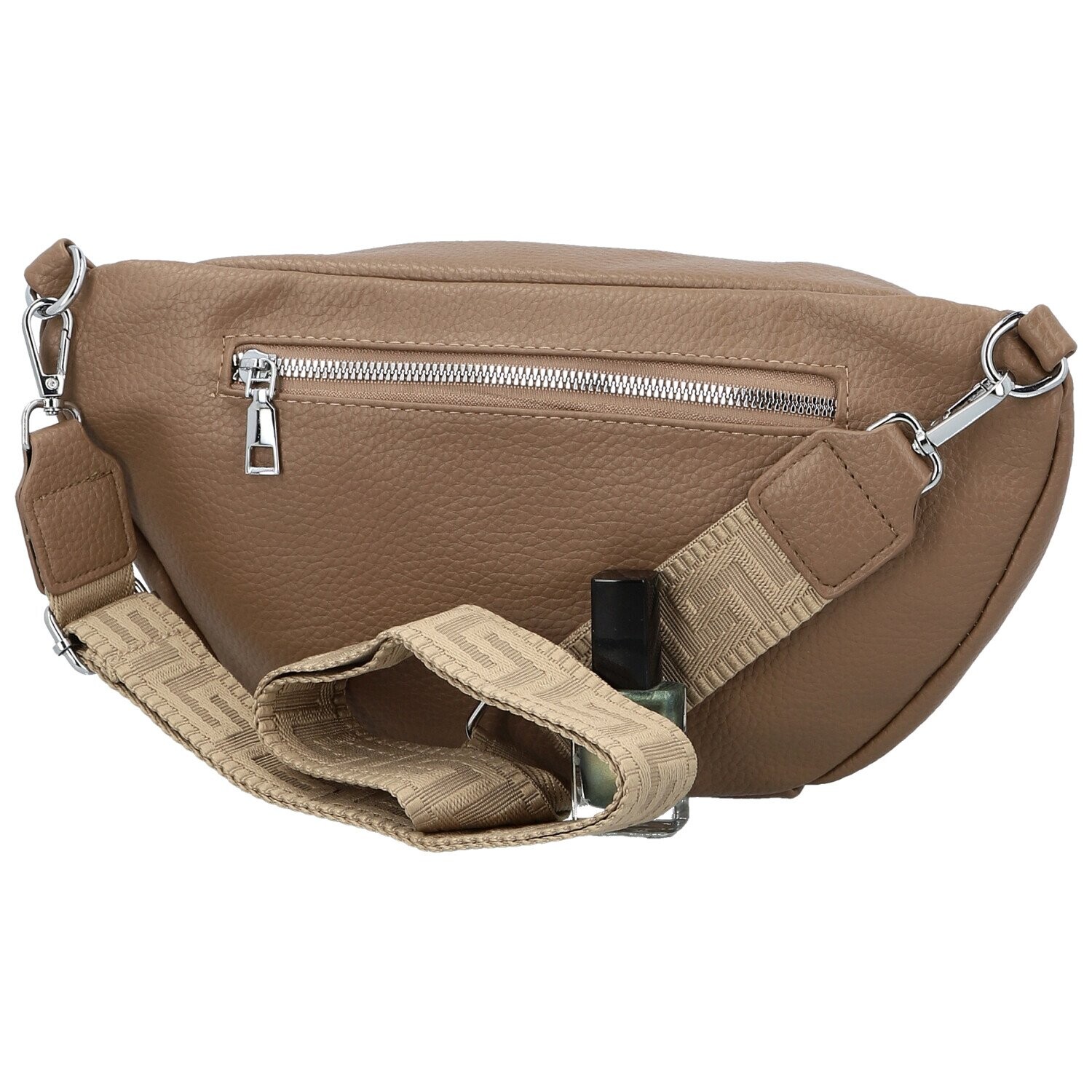 Trendy dámská koženková ledvinka Pentti, khaki