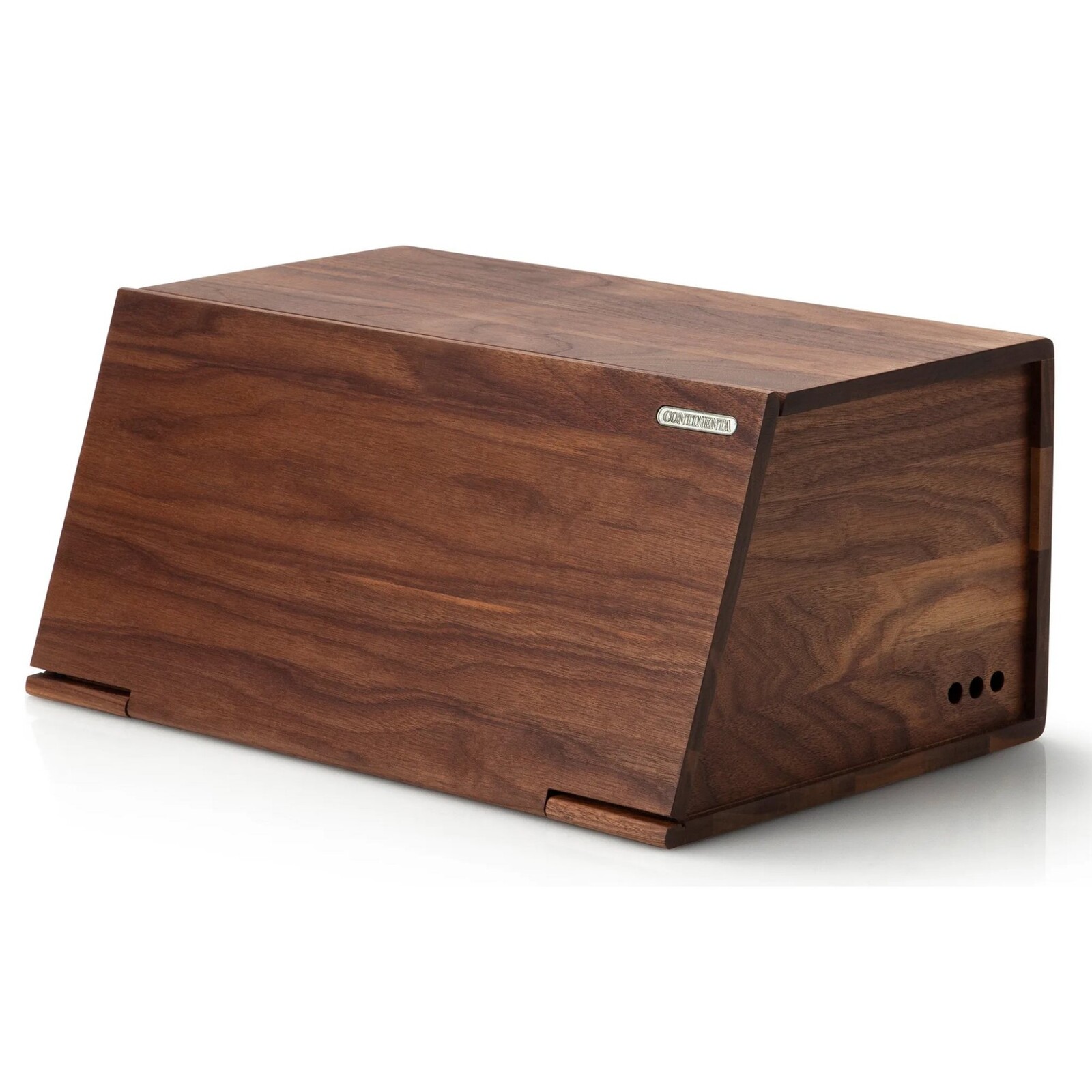 Chlebník s prkénkem 40 cm, hnědá, ořechové dřevo, Continenta