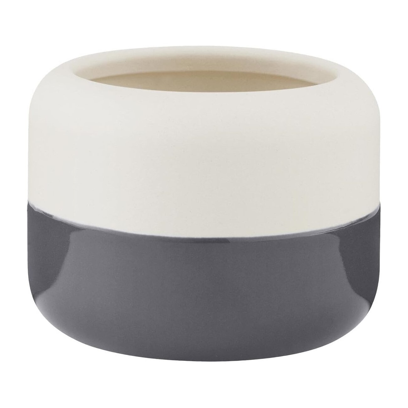 Květináč PLANT-IT 9 cm, šedá, kamenina, RIG-TIG