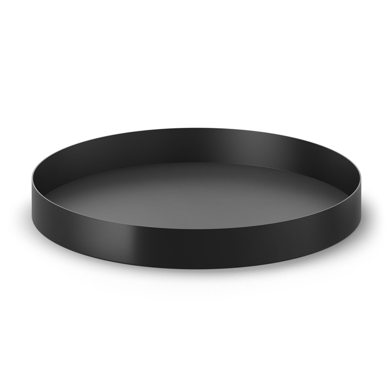 Dekorativní podnos TREVO 30 cm, černá, nerezová ocel, Zack