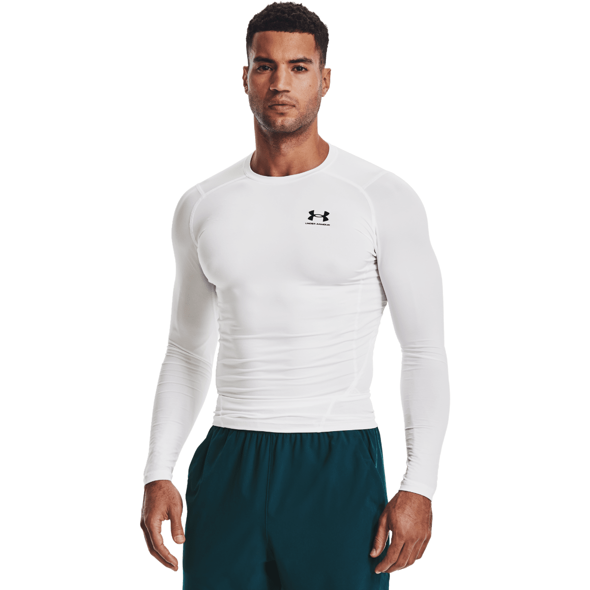 Under Armour Kompresní tričko HG Armour Comp LS White - Under Armour