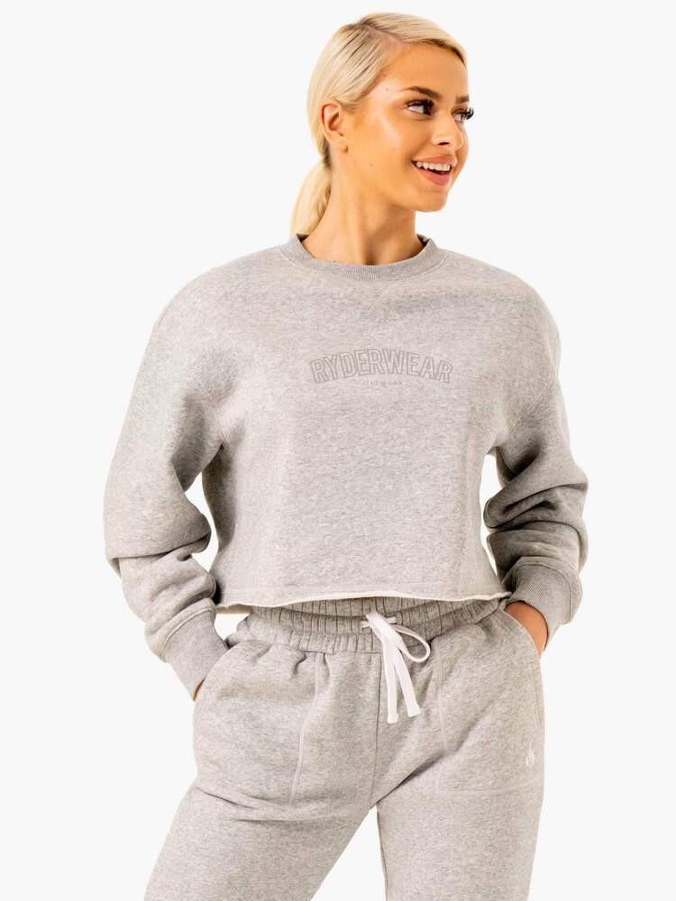 Ryderwear Dámská mikina Ultimate Fleece Grey