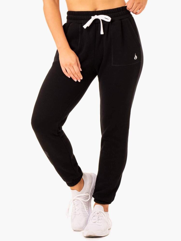 Ryderwear Dámské tepláky Ultimate High Waisted Black