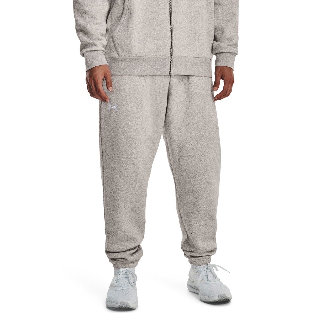 Under Armour Pánské tepláky Essential Fleece Grey