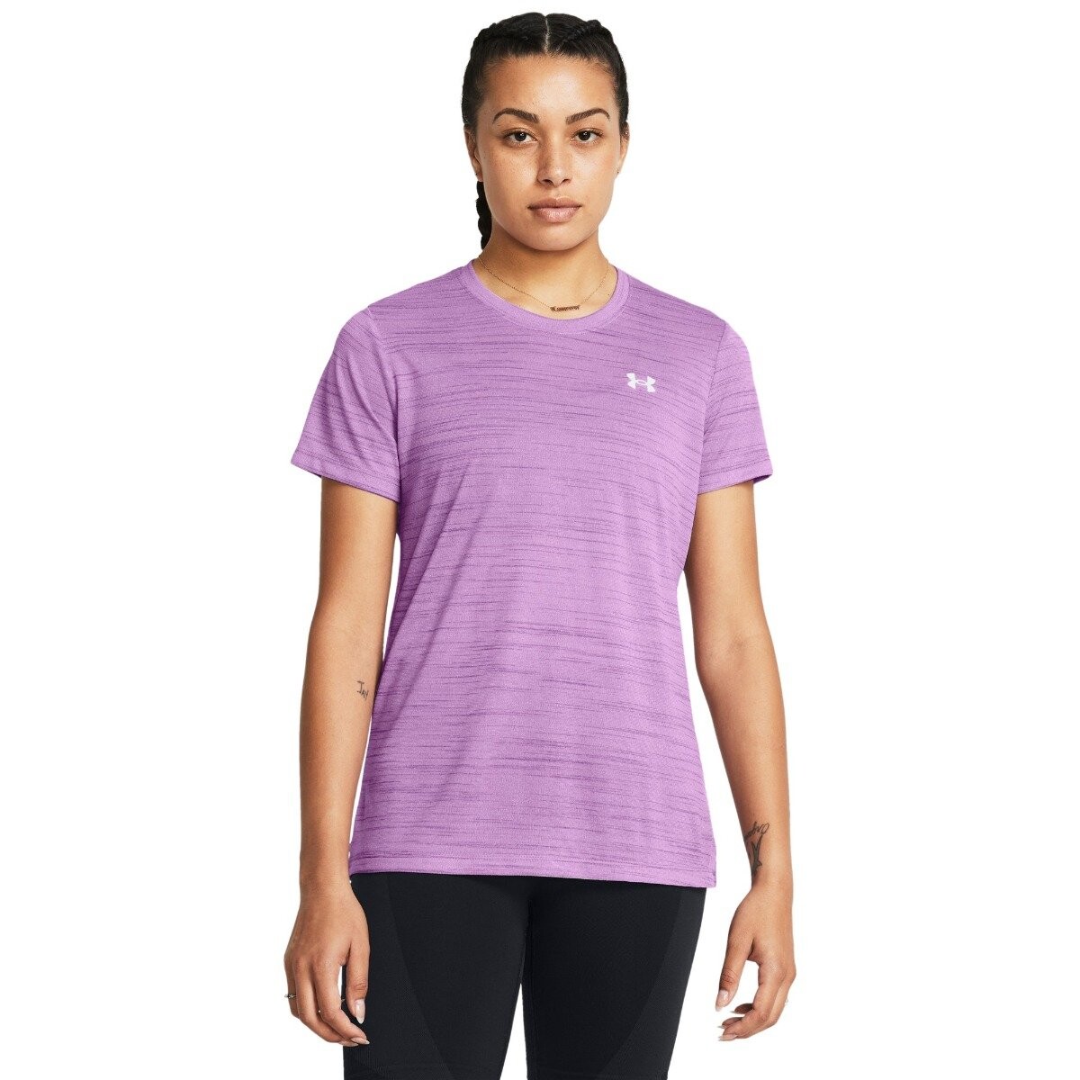 Under Armour Dámské Triko Tech Tiger SSC Purple