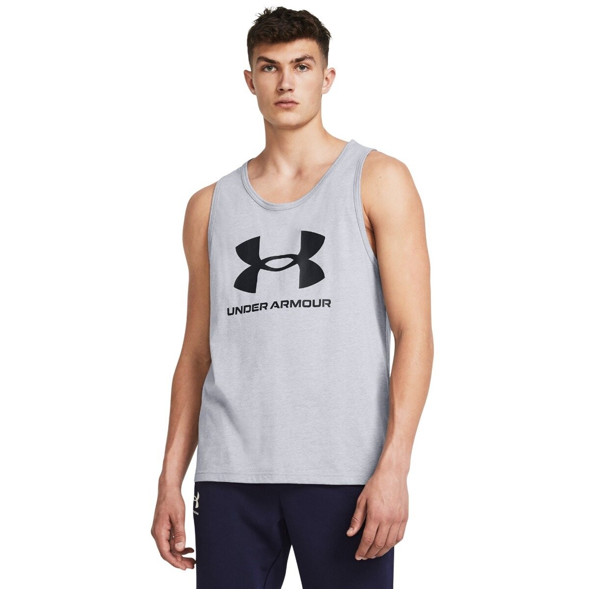 Under Armour Tílko SPORTSTYLE LOGO TANK Grey